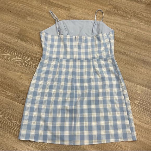 Nordstorm Bp Gingham Sheath Cami Mini Dress in Blue BabyDoll Mini Dress - Picture 4 of 10